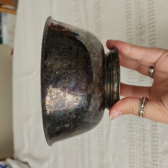 Paul Revere silver plated bowl oneida reproduction - Picture 5 of 6